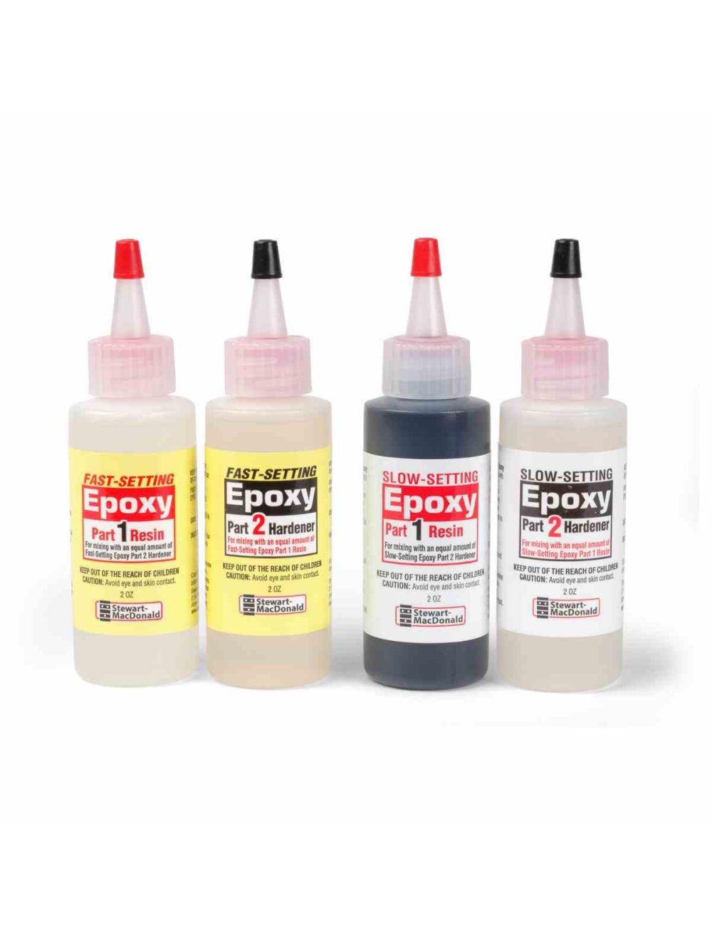 StewMac 2-Part Epoxy, Slow-Setting, Clear