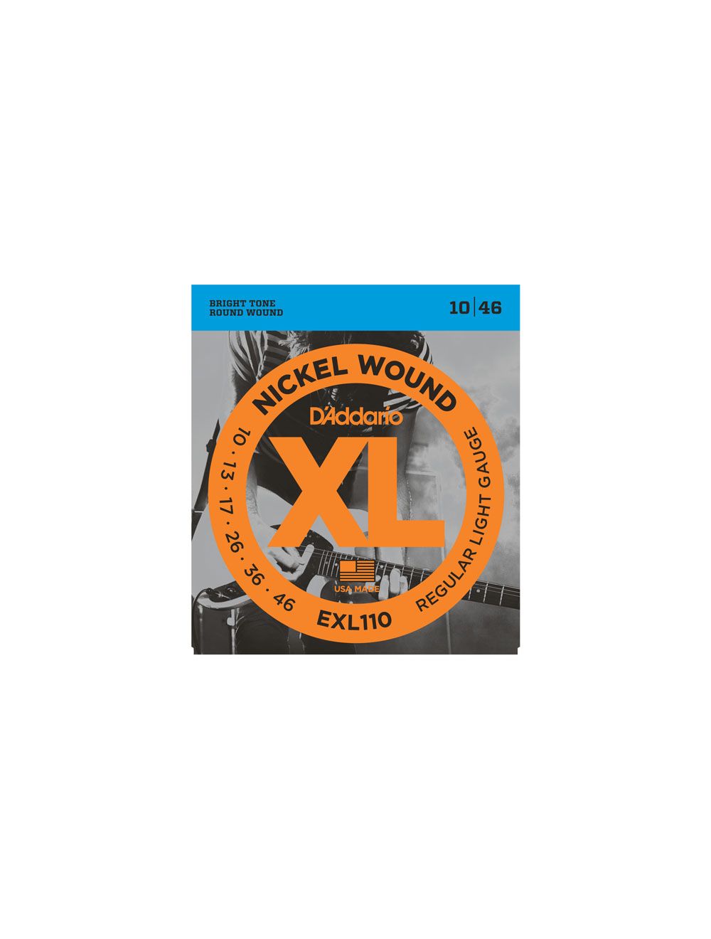 D Addario EXL110 10 46 Nickel Wound Strings Madinter